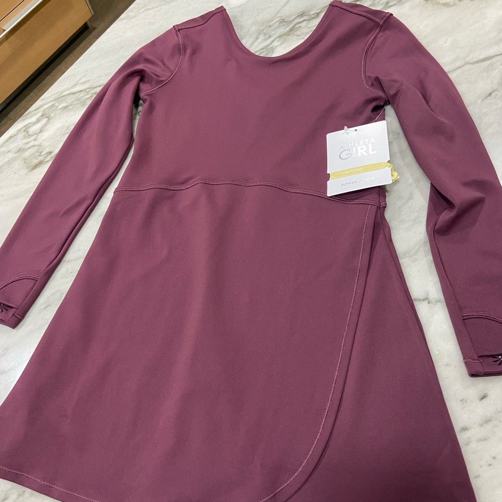 Athleta Girl Chit Chat Dress in Berry